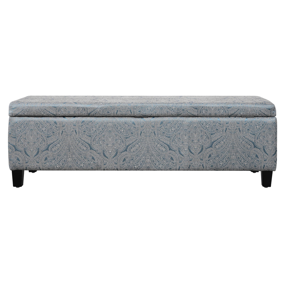 Indoor Storage Ottoman Bench With Hidden Storage - Pattern
