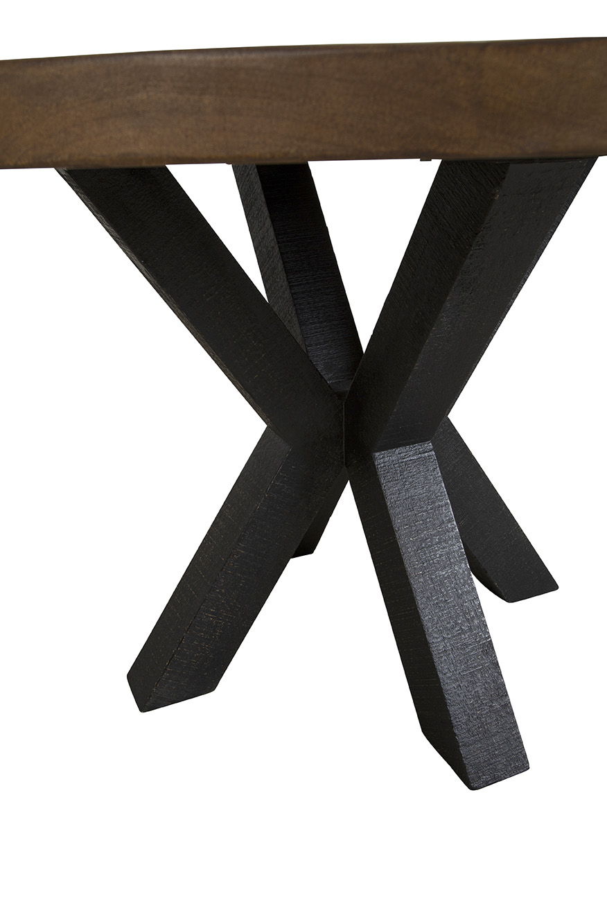 Bridgerton - Dining Table - Light Brown / Black