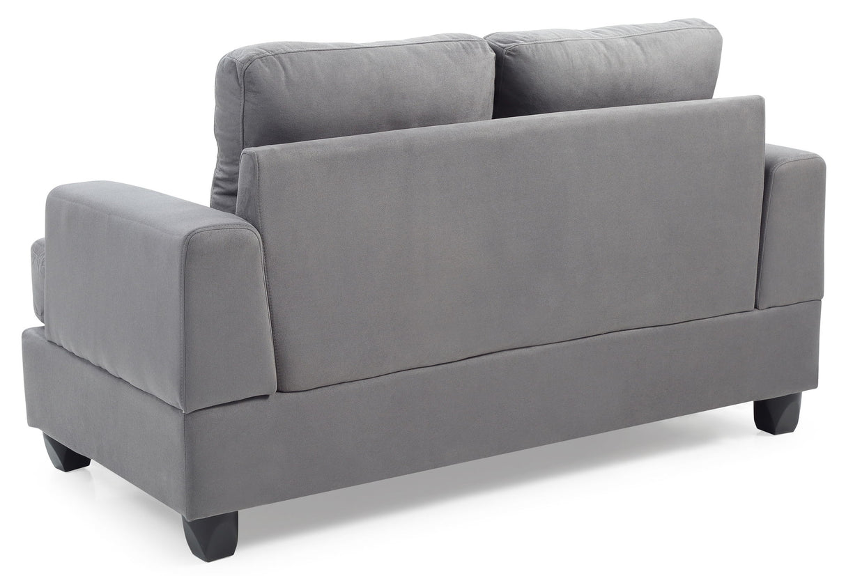 Stylish Transitional Loveseat For Two