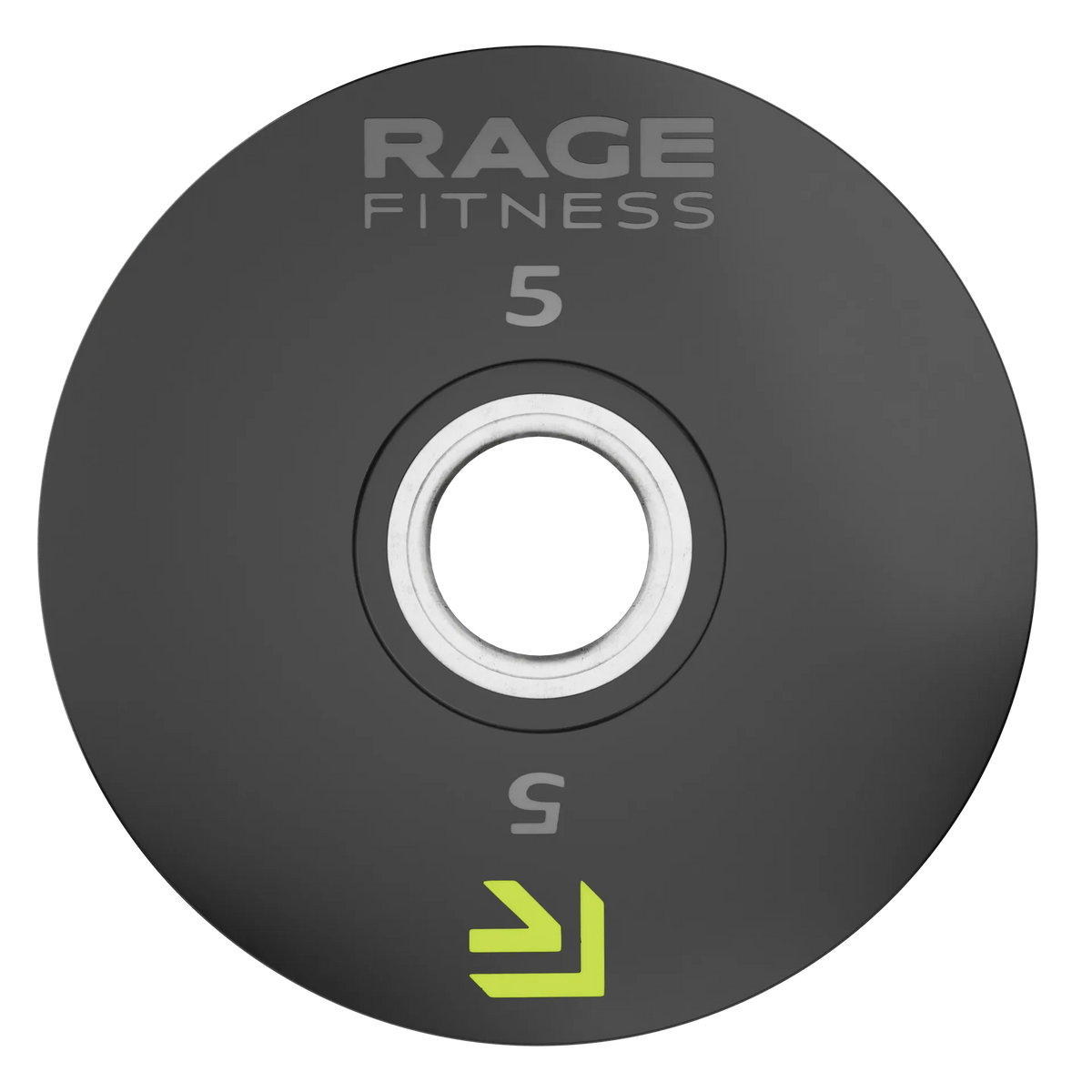 Rage Fitness 5 lb Rubber-Coated Olympic Weight Plate primary