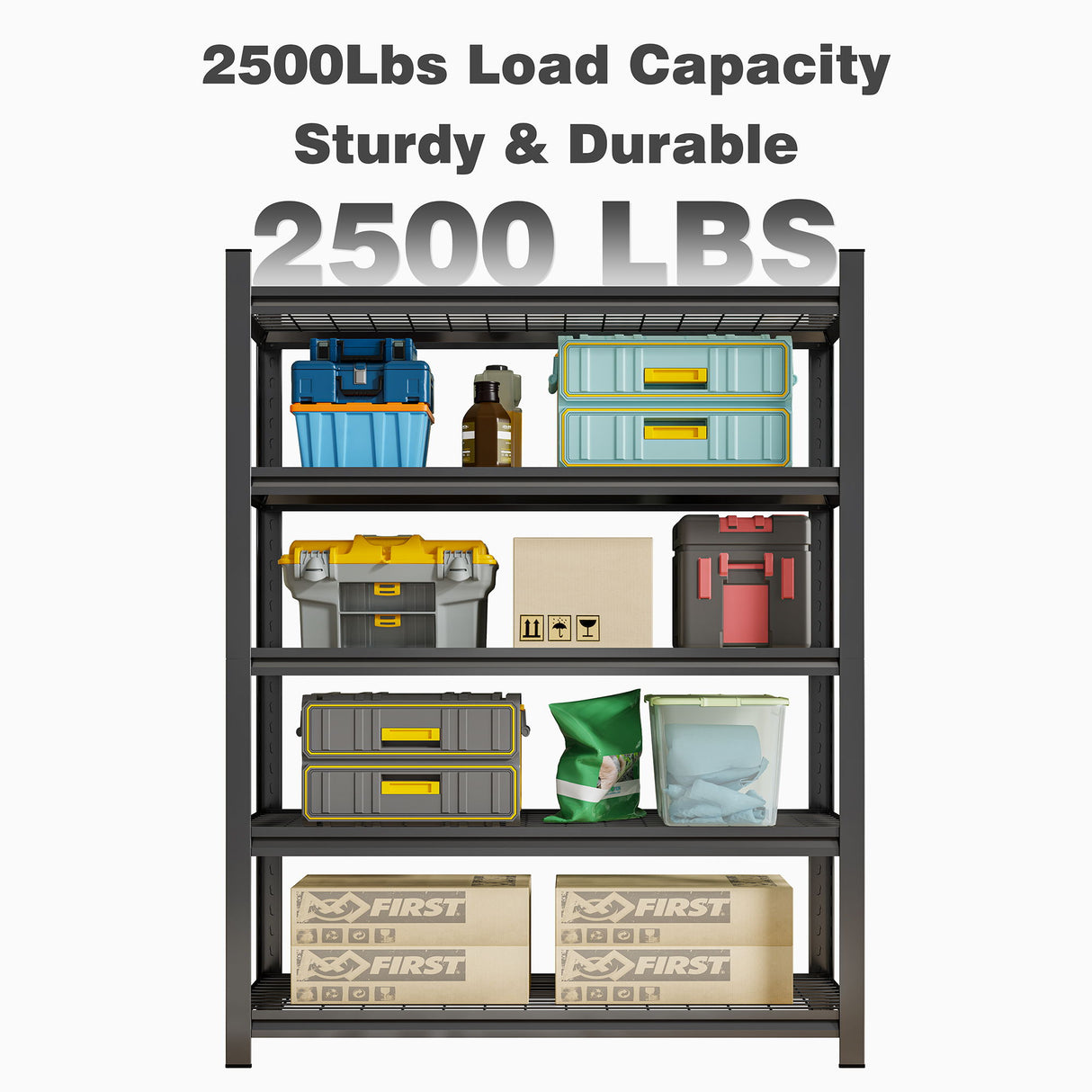 Adjustable Height Storage Rack