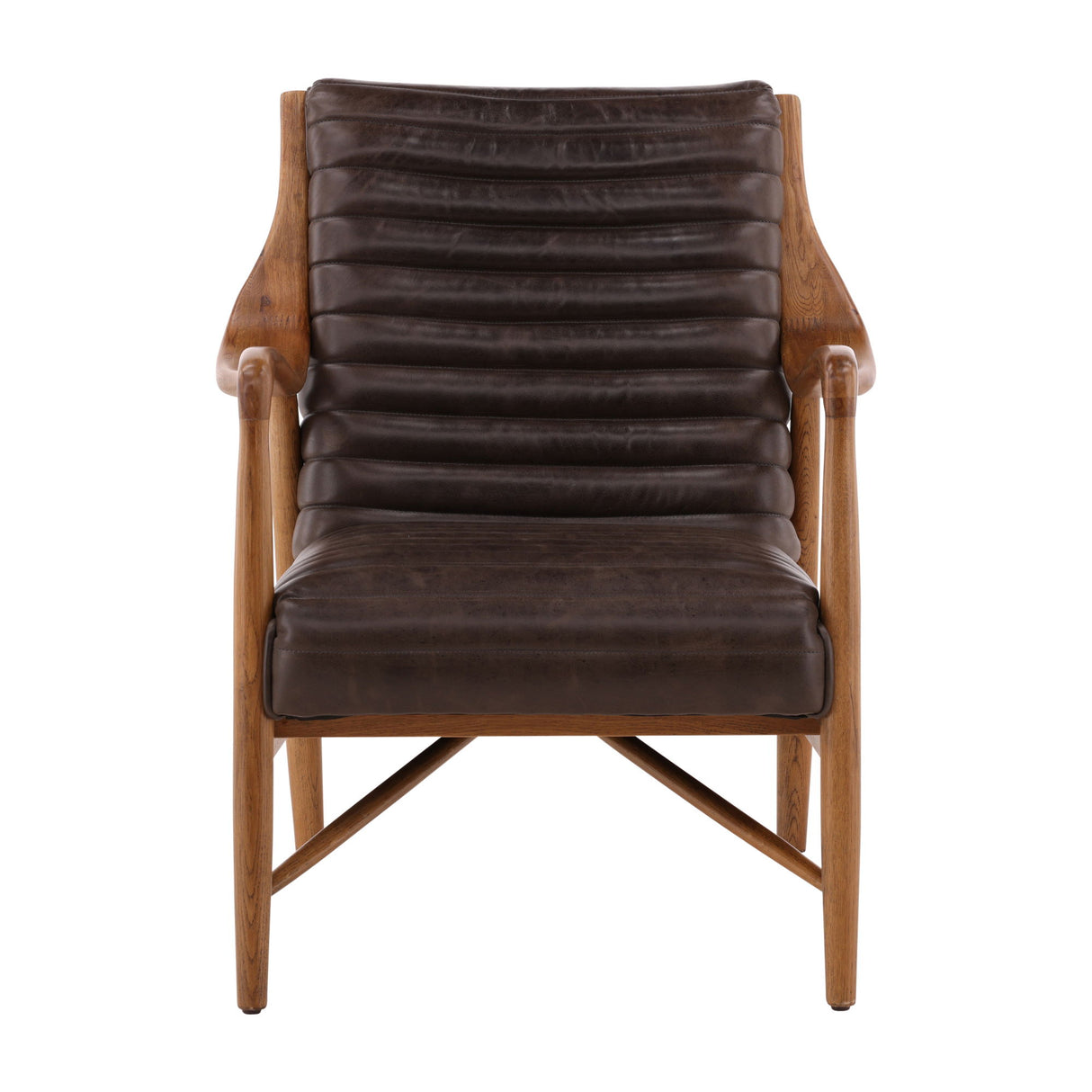 Baxter - Occasional Chair - Light Brown / Dark Brown