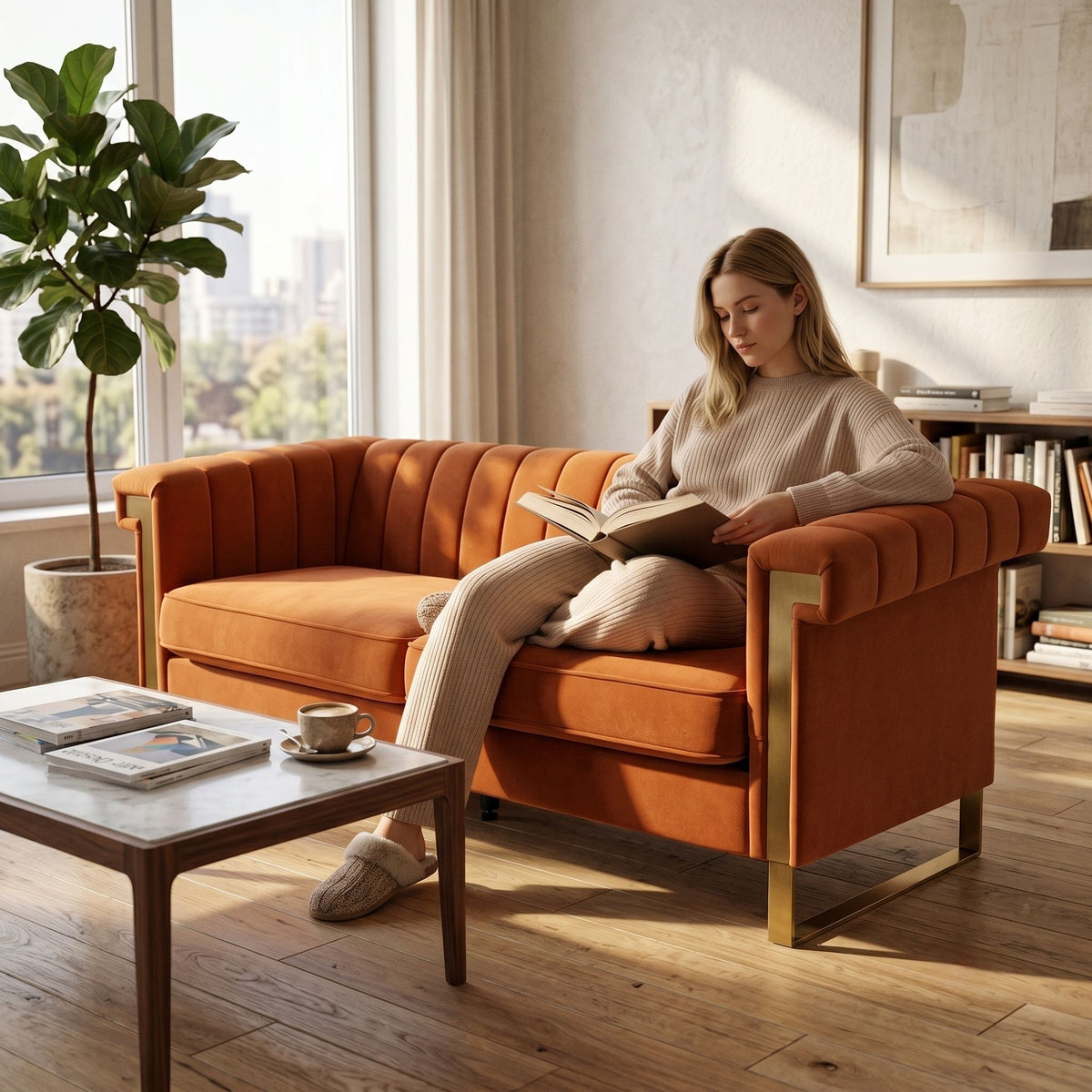 Fx-P81B-Or (834-18 Sofa)