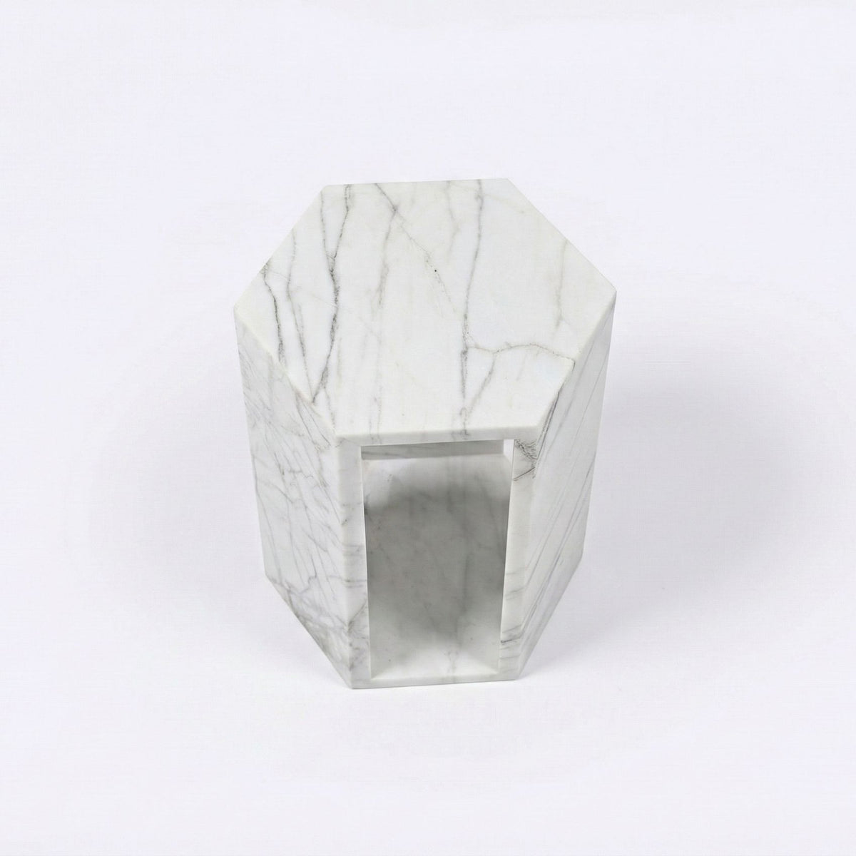 Modern Minimalist Hexagon Side Table