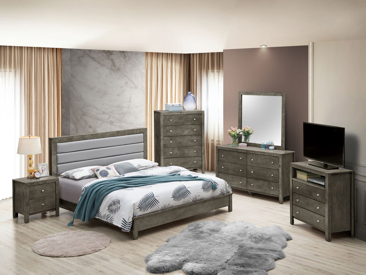 Transitional Modern Design Bed