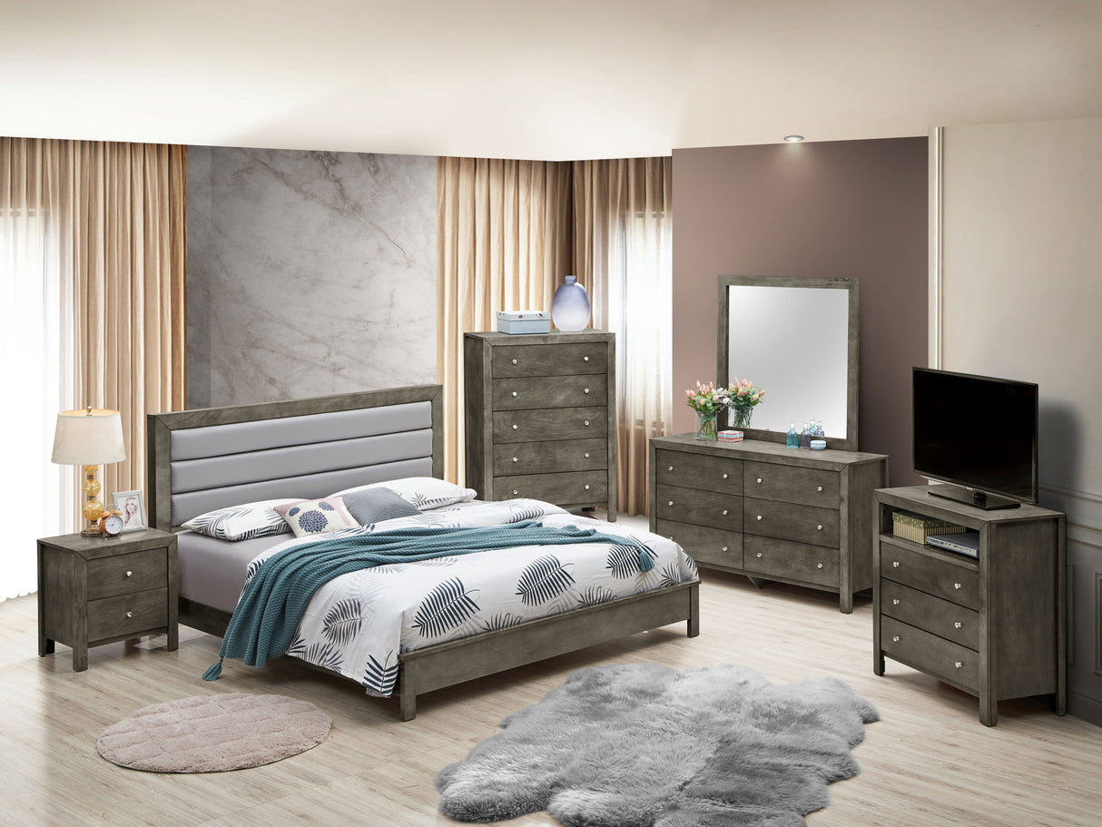 Transitional Modern Design Bed