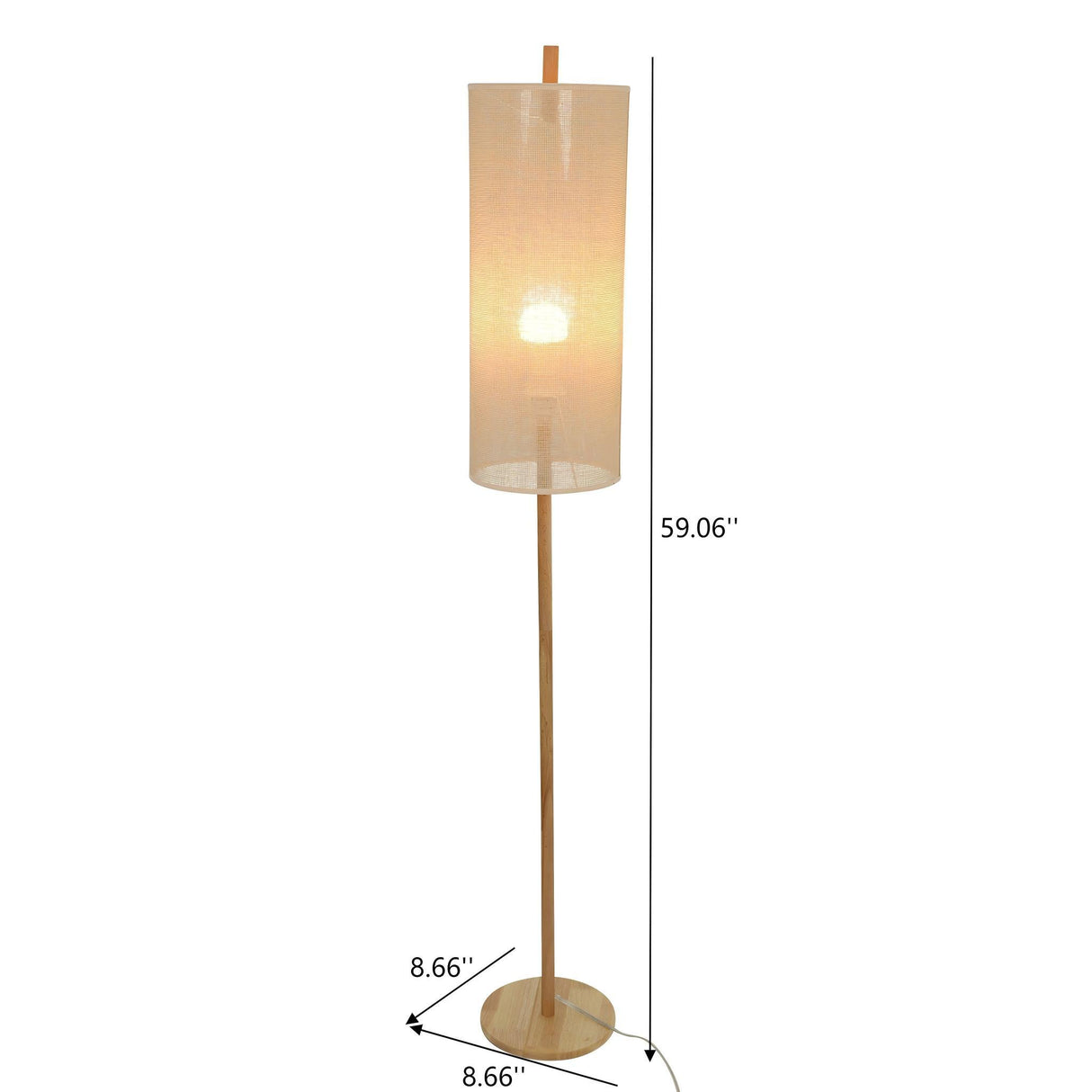 Vialux - Standing Floor Lamp - Brown