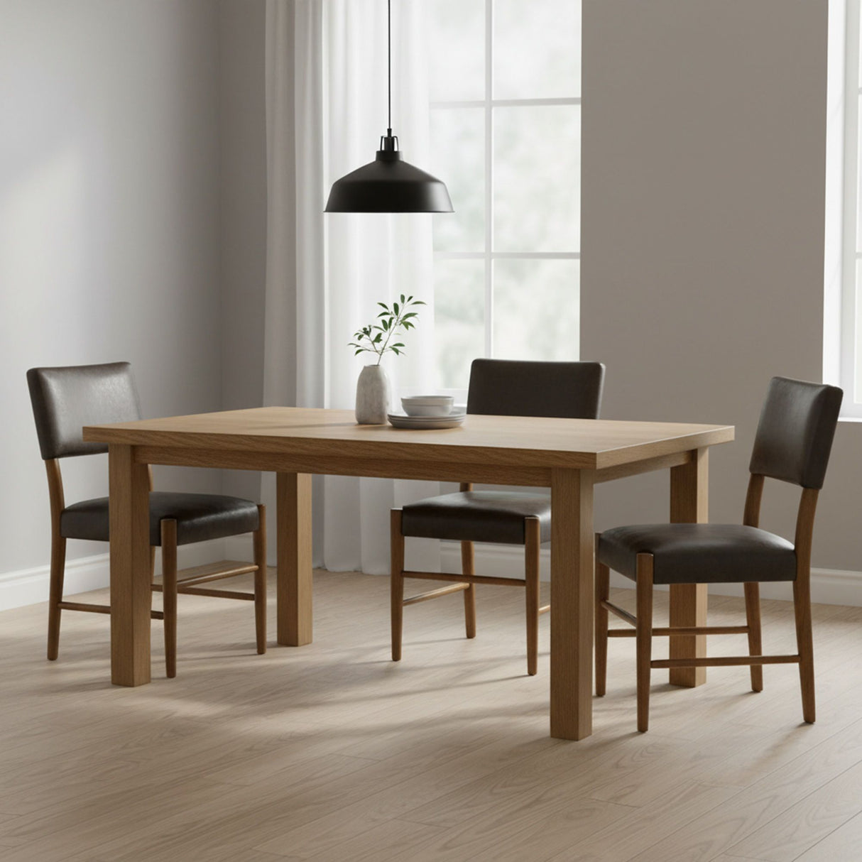 Bennet - Modern Wood Dining Chair Set