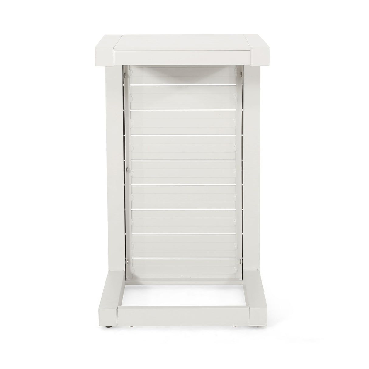 Aluminum Outdoor C - Shaped Side Table For Patio