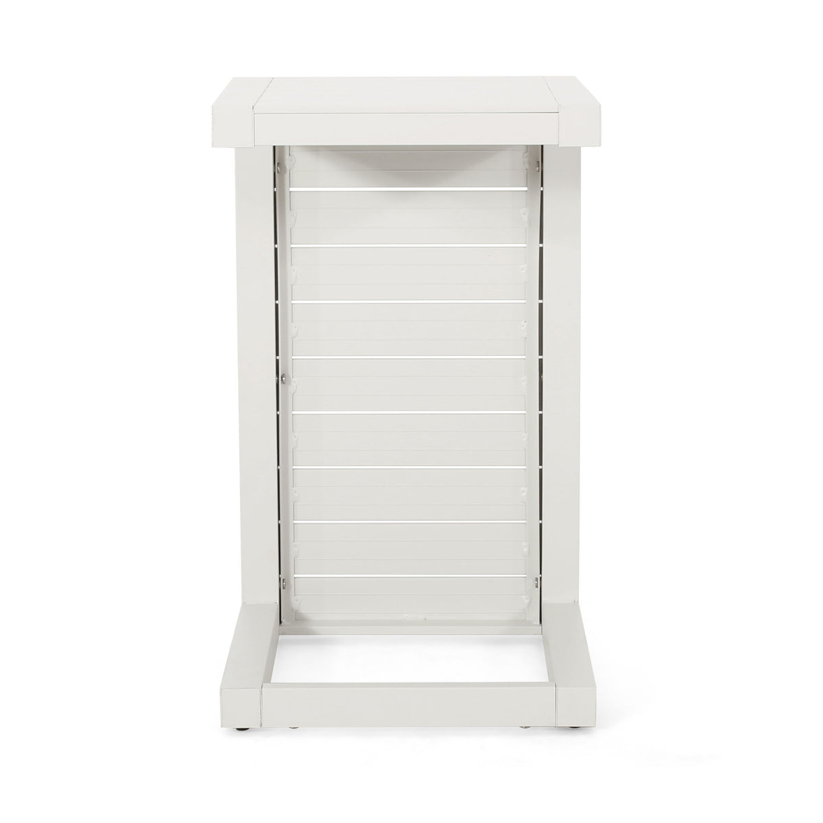 Aluminum Outdoor C - Shaped Side Table For Patio