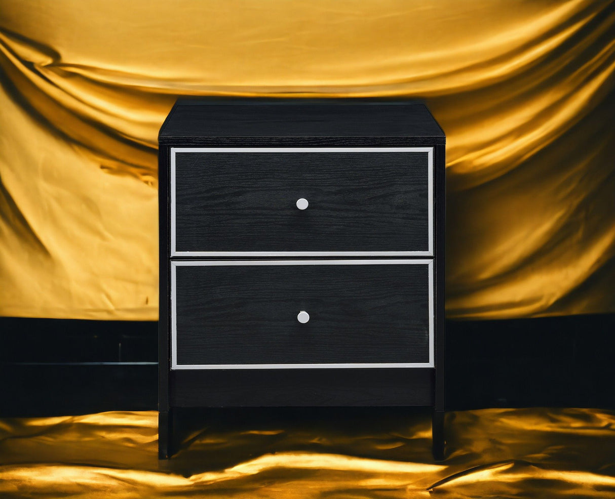 Jabir - Accent Table - Black / Silver