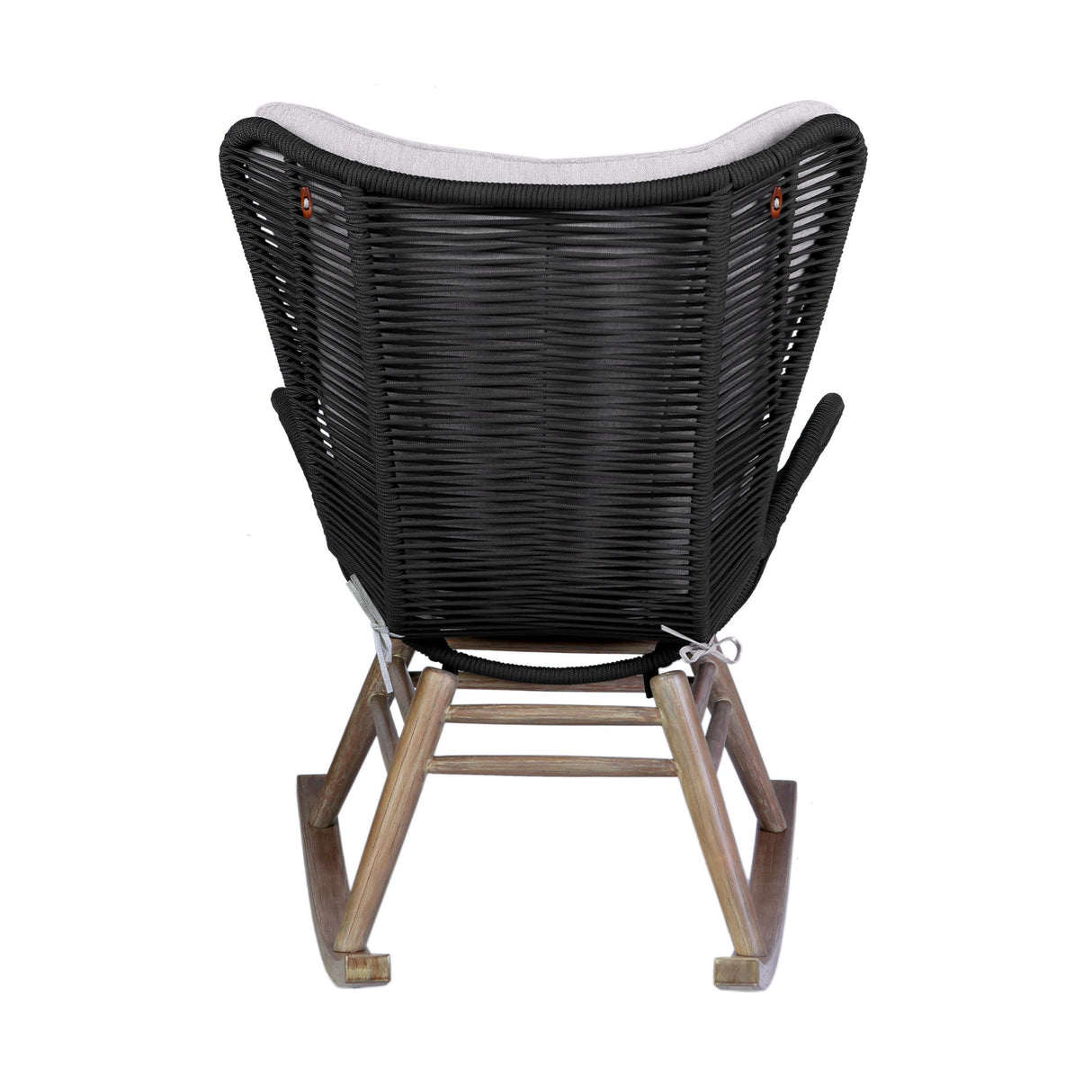 Mateo - Outdoor Patio Rocking Chair - Light Eucalyptus / Charcoal