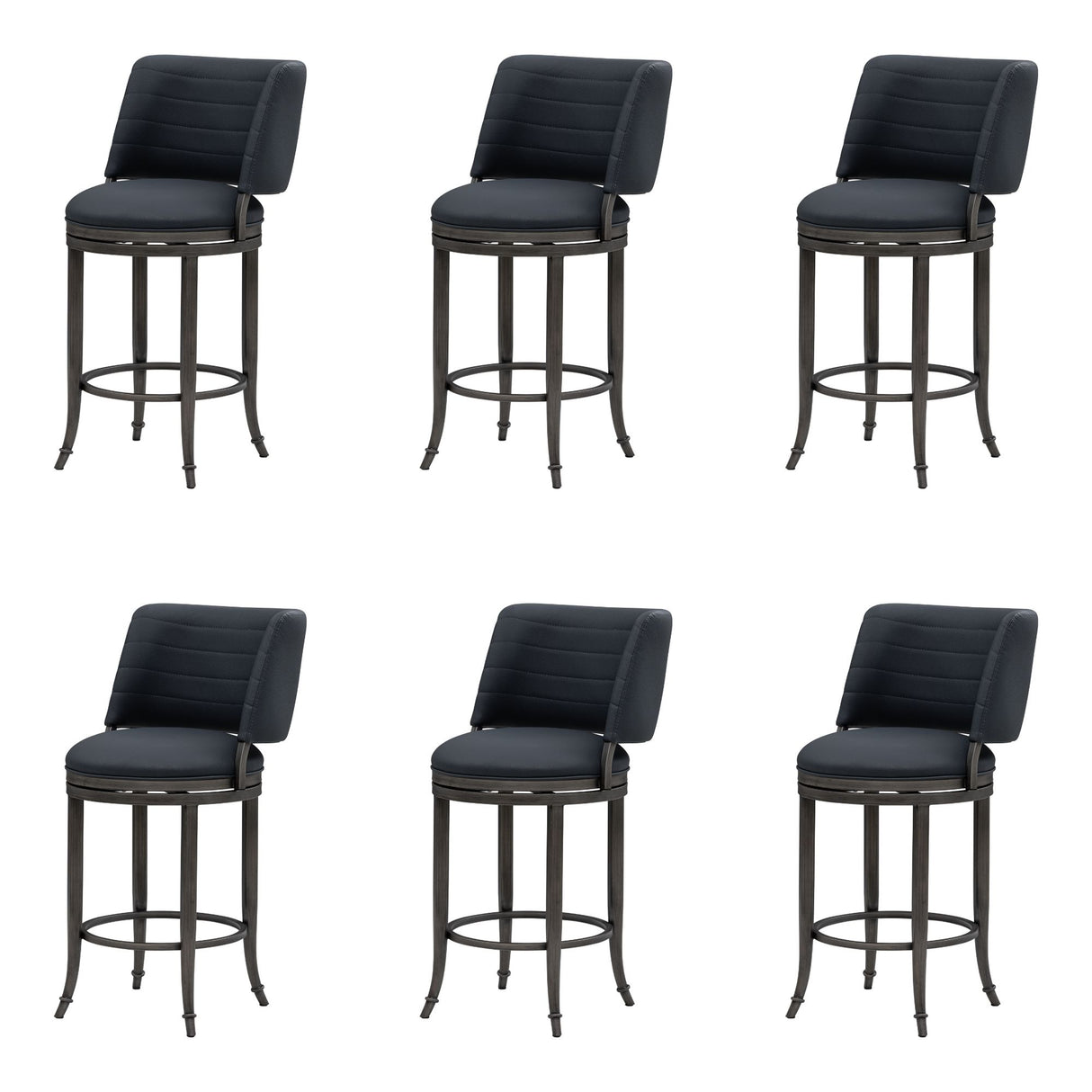 Torres - Upholstered Swivel Counter Height Barstool