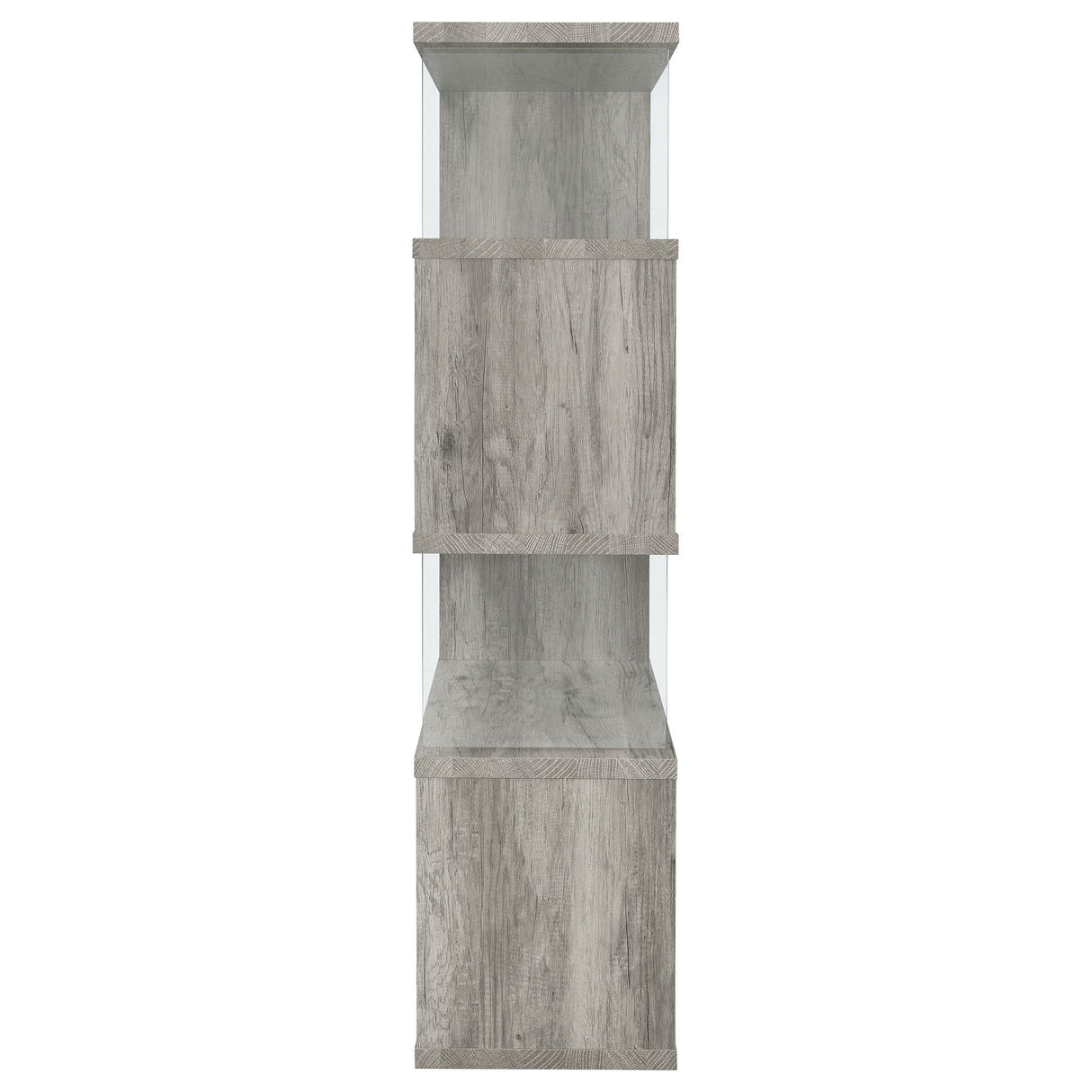 Elias - 4 Shelf Bookshelf With Zigzag Design