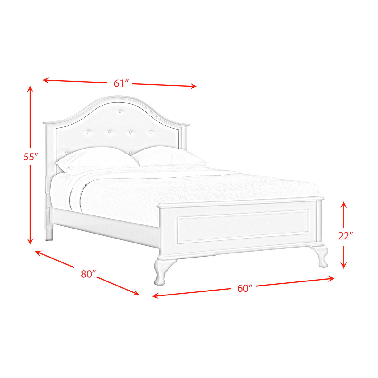 Jesse - Panel Bed