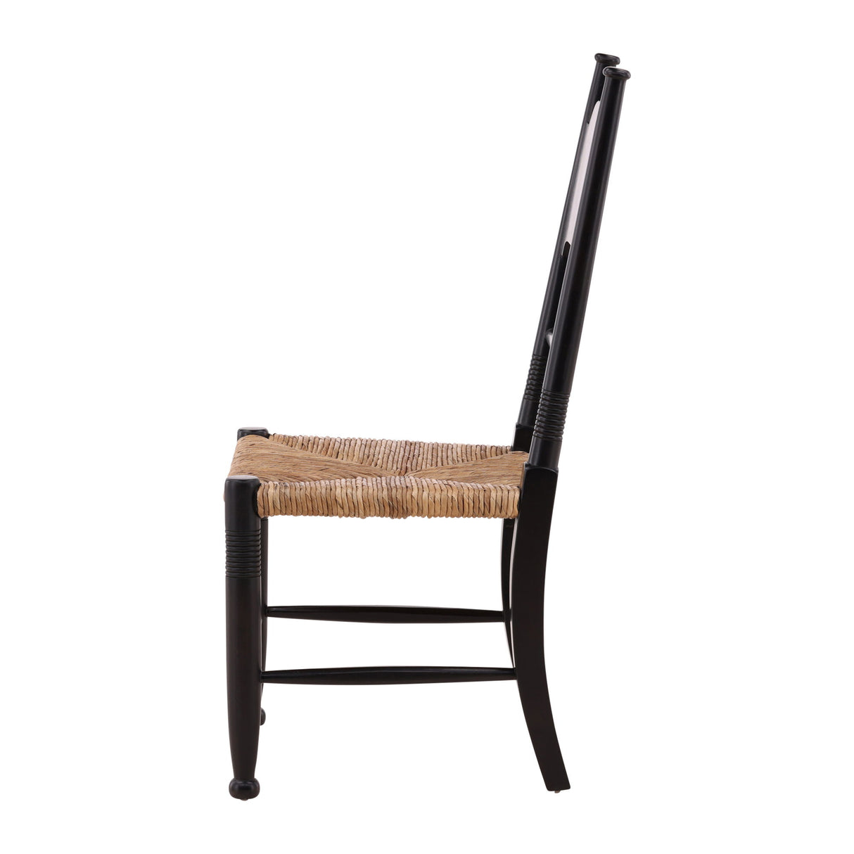 Strickland - Side Chair - Black / Light Brown