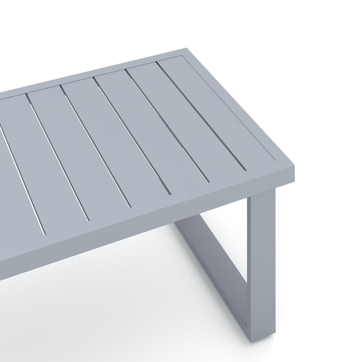 Fiji - 2 Piece Outdoor Set (Sofa & Slat Top Coffee Table Set) - Blue