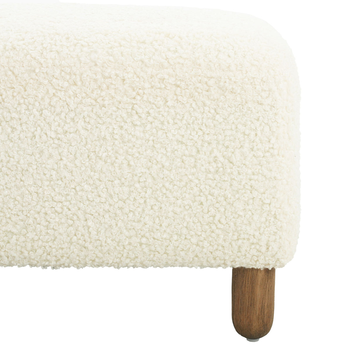 Comfortable Ottoman - White