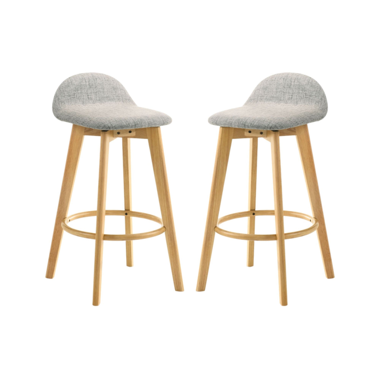 Vera - Upholstered Wood Counter Height Barstool