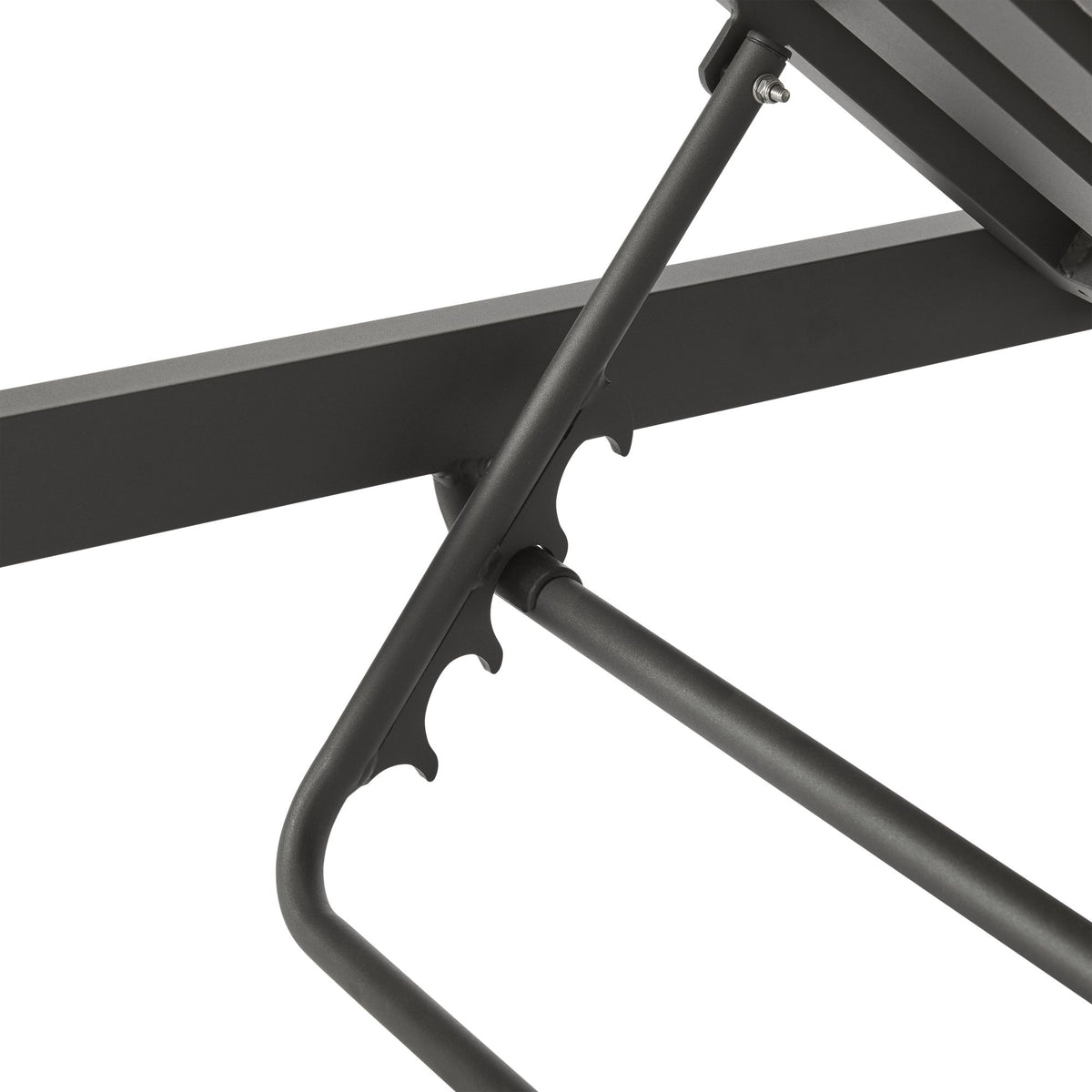 Leni - Outdoor Lounge Chaise With Cushions And Powder Coated Aluminum Frame - Moonveil / Warm Gray