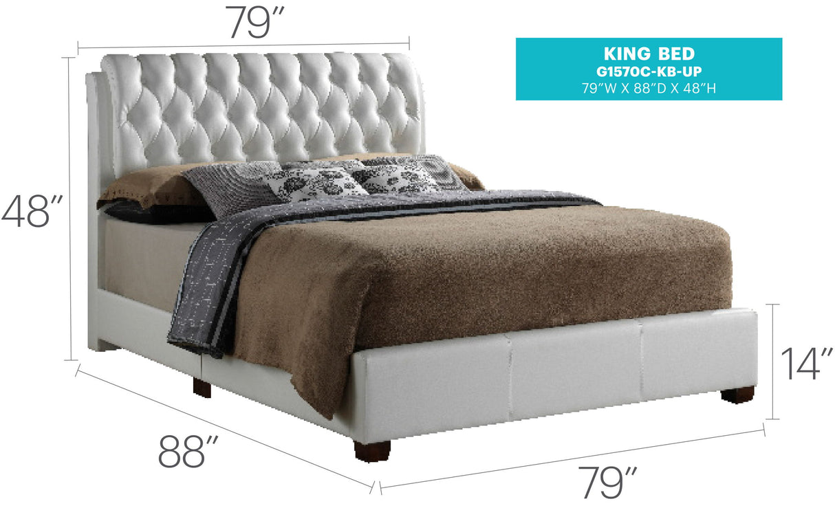 Tufted Upholstered Bed