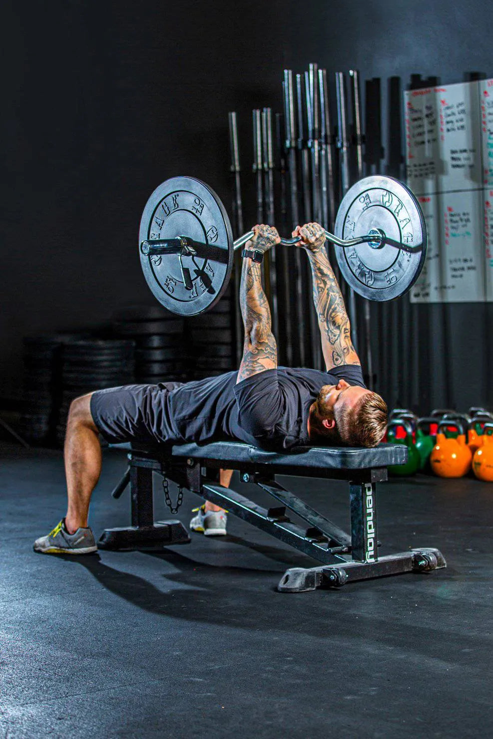 Rage Fitness 47-Inch Olympic EZ Curl Bar alternate