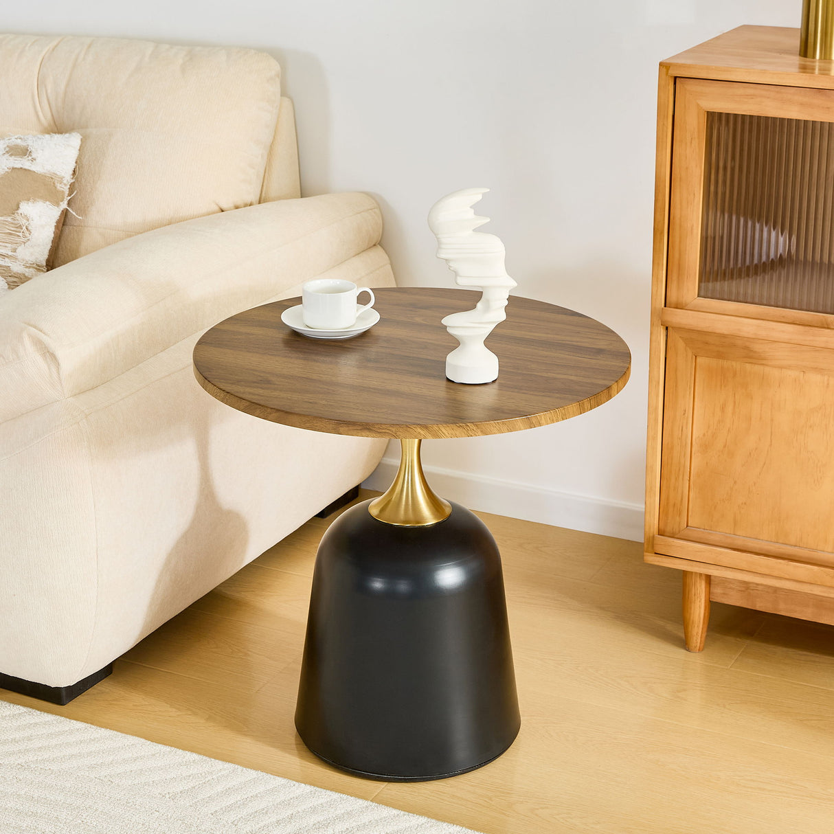 Nordic Circular Coffee Table For Living Room