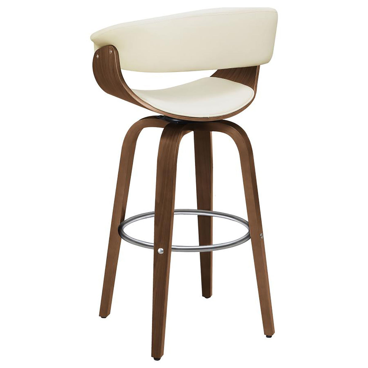 Swivel Bar Stool Elegant Design With Upholstery