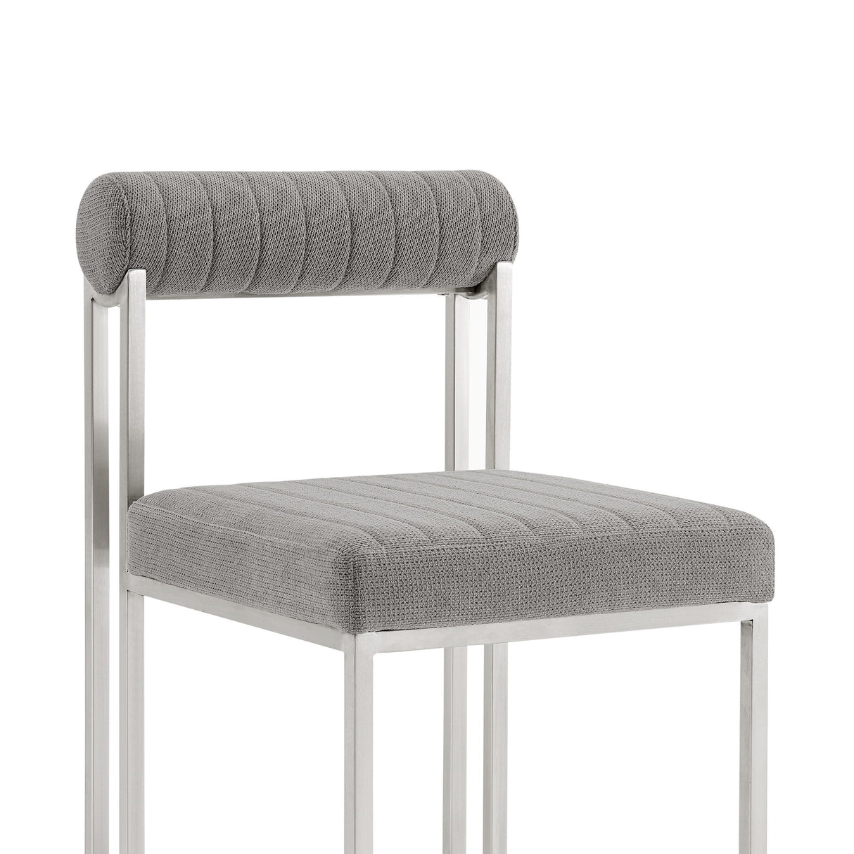 Anastasia - Dining Room Chair Set With Brushed Silver Frame