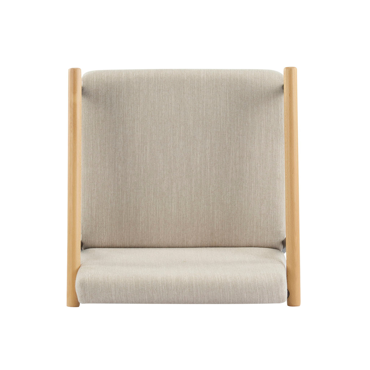 Counter Stool Set With Iron Frame - Espresso / Beige