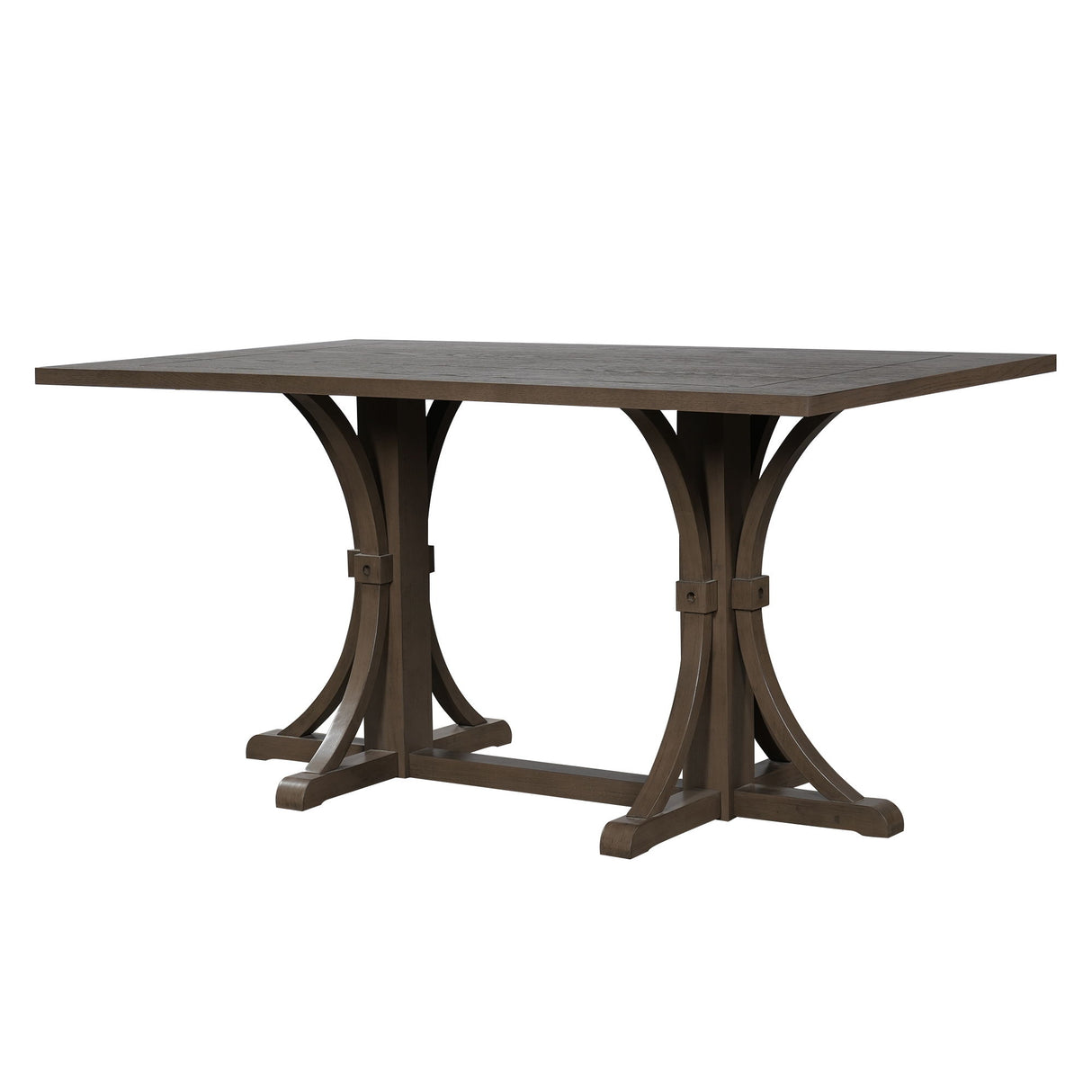 Dining Table With Trestle Base