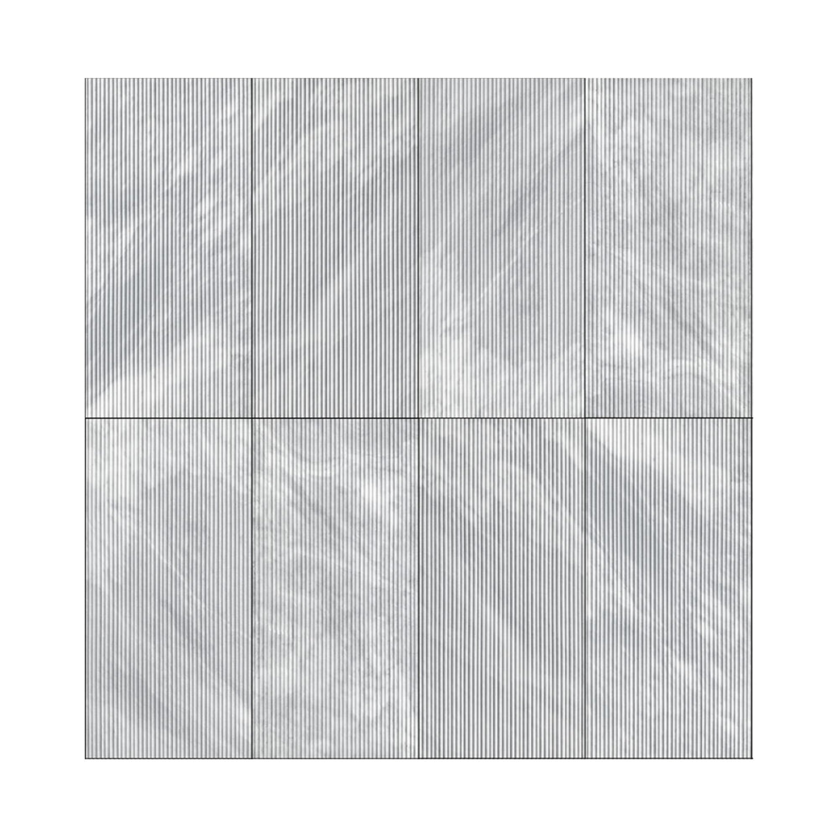 Textured Finished, 3D Tiles For Wall Decoration (Set of 4)