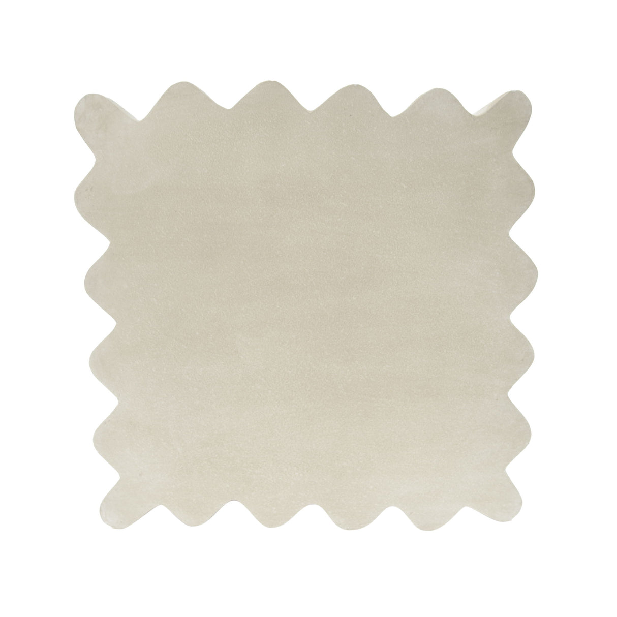 Mgo Archaistic Wavy Side Table - Antique Sandstone