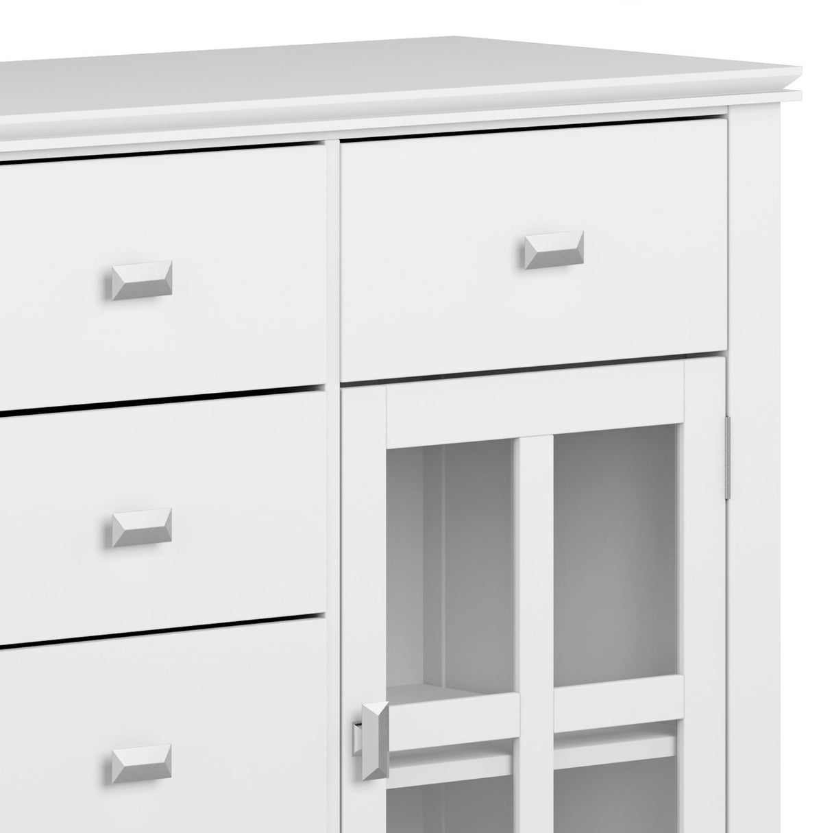 Sideboard Buffet Dining Room Cabinet Solid Wood Storage 54x36in