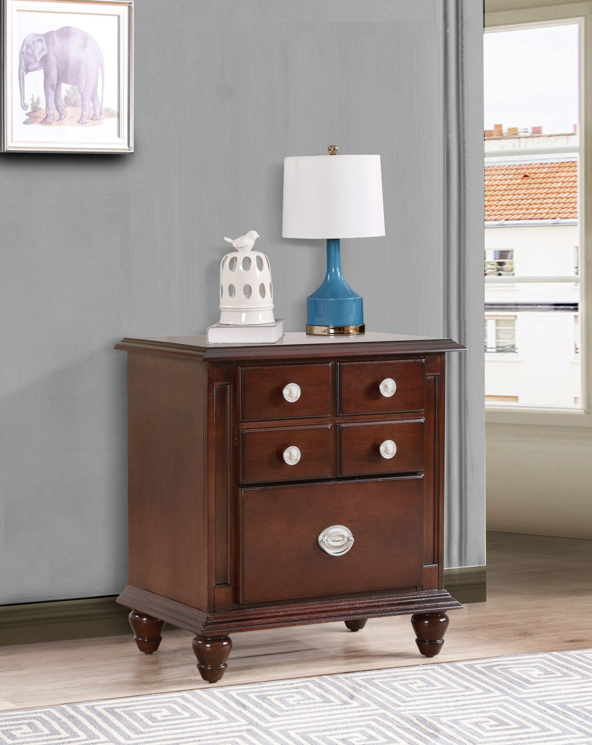 Summit - Nightstand - Cappuccino