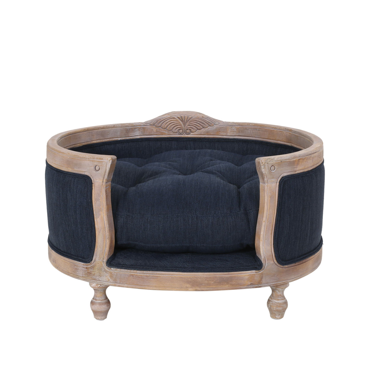 Upholstered Pet Bed, Fabric Dog Bed