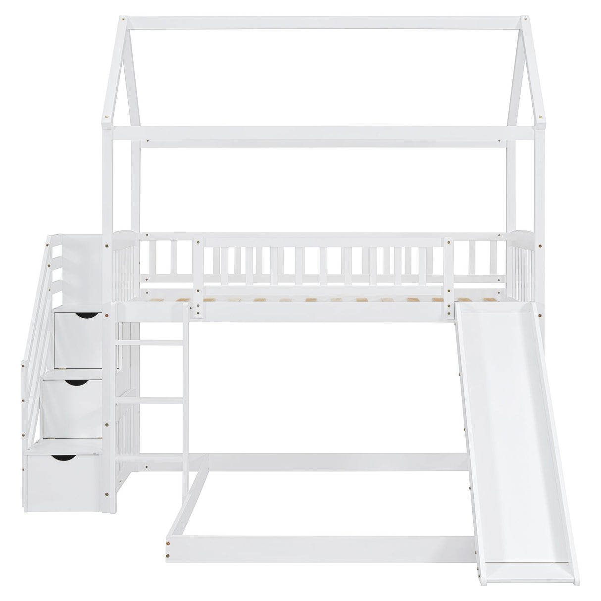 House Bunk Bed With Slide