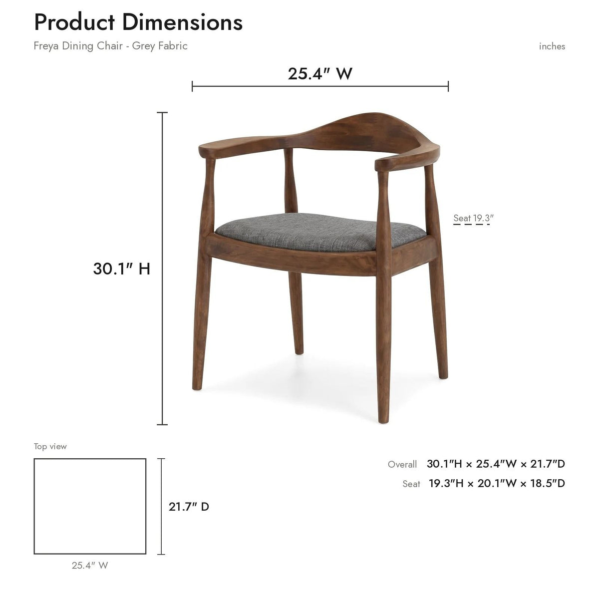 Kelly - Mid-Century Modern Dining Chair