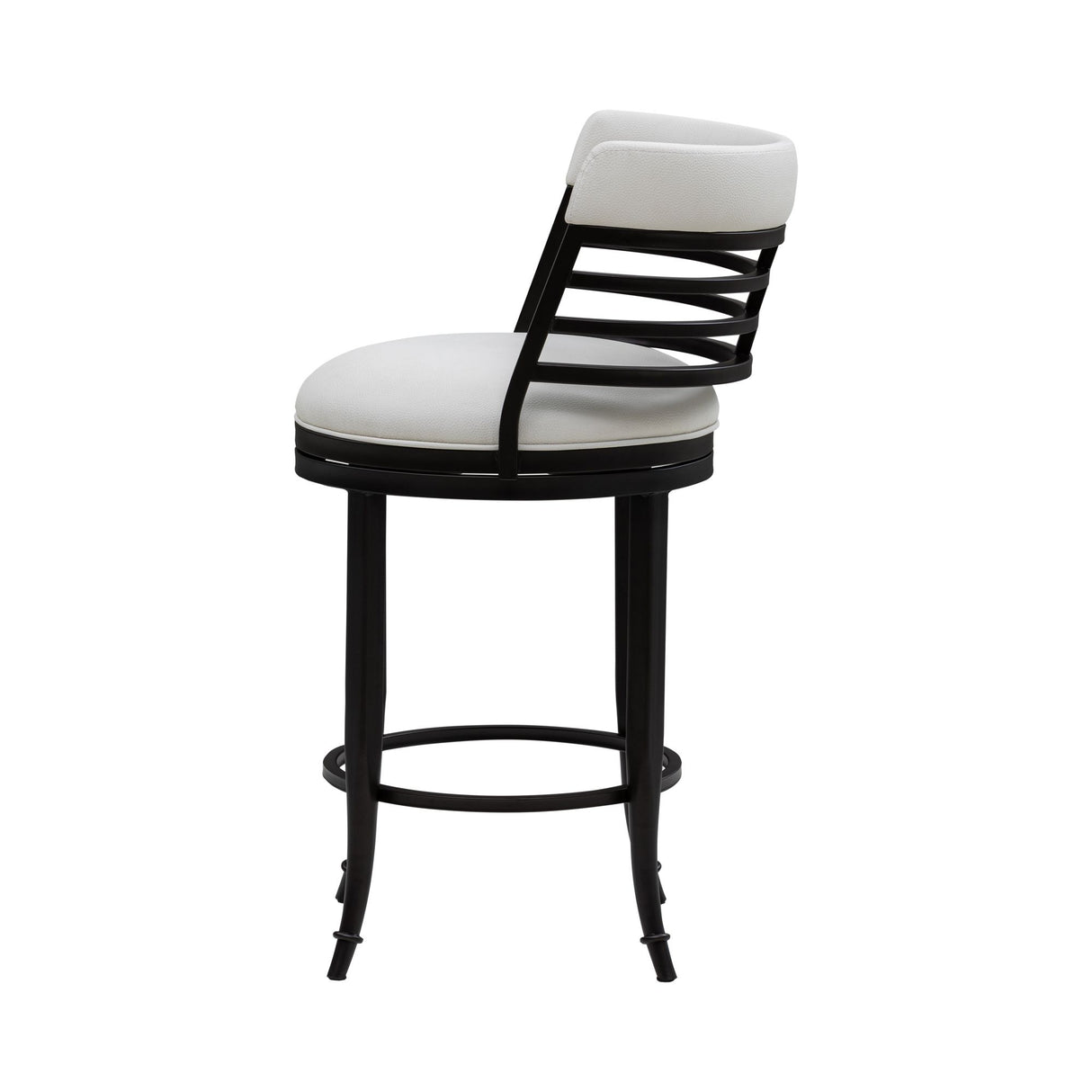 Telia - Upholstered Swivel Counter Height Barstool