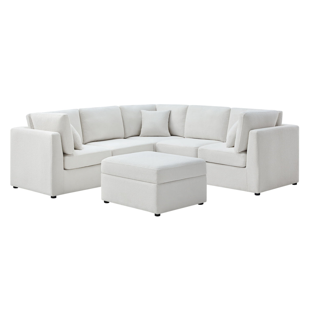 Chauncy - Sectional With Storage Ottoman