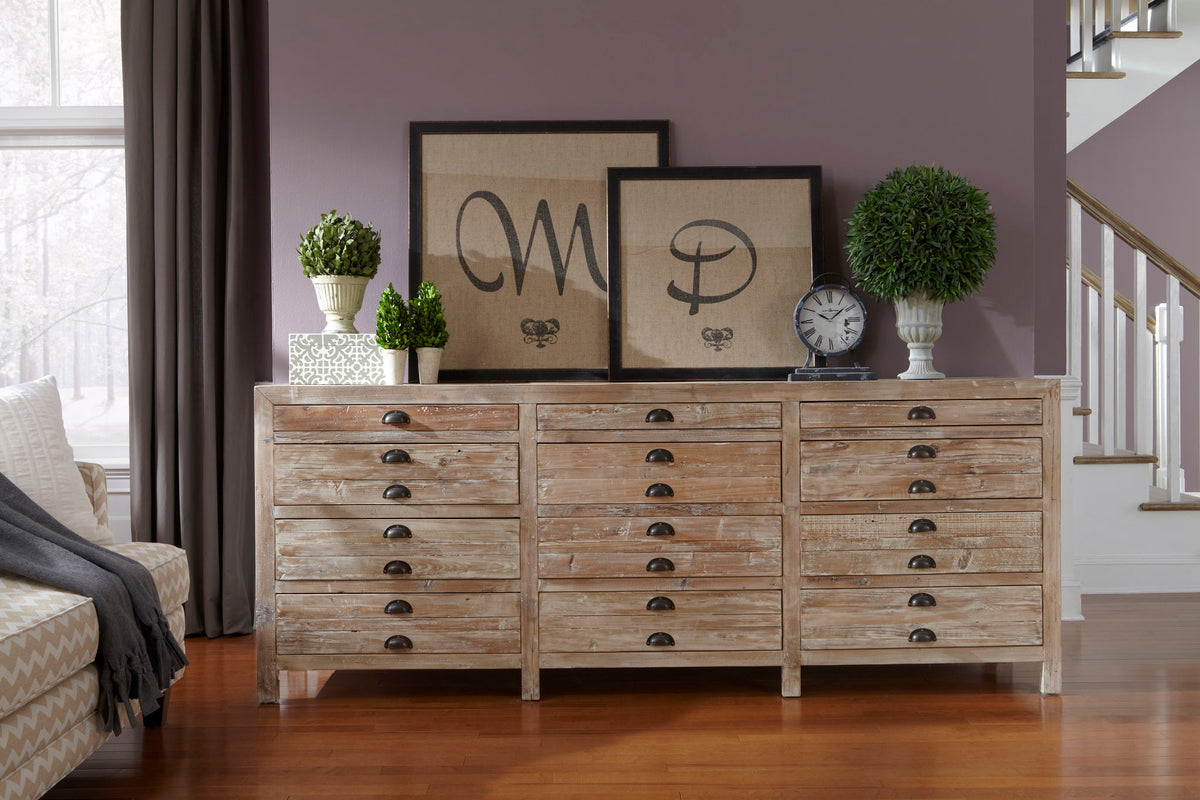 Apothecary - Wood Chest - Beige