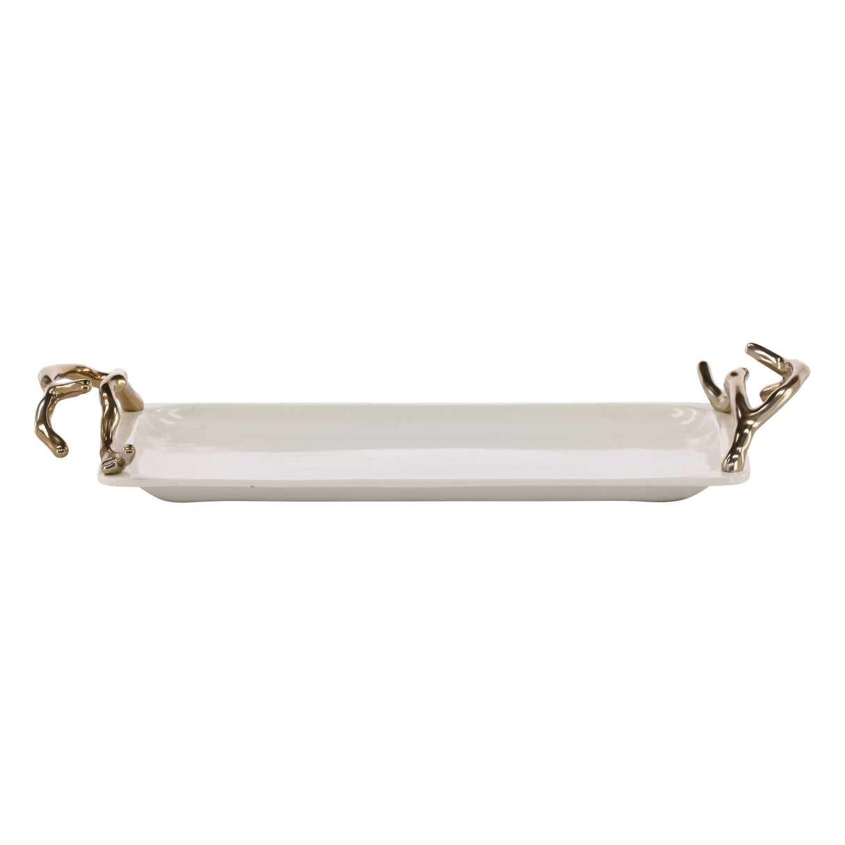 Baldwin - Tray - Beige / Gold