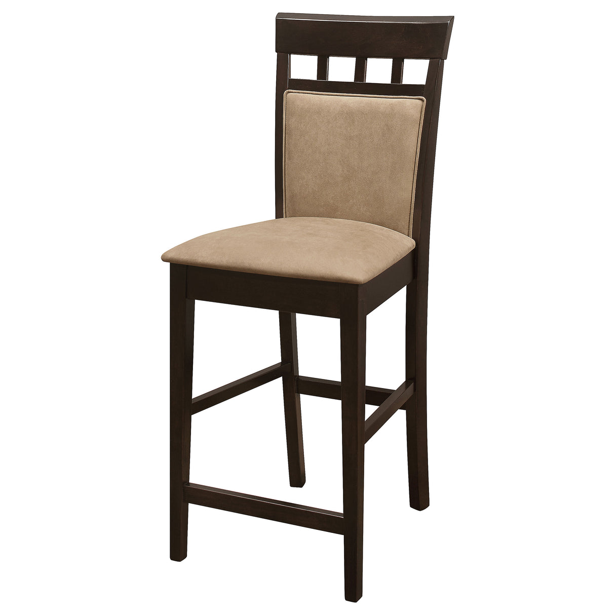 Gabriel Closed Back Counter Chair Cappuccino, Set of 2