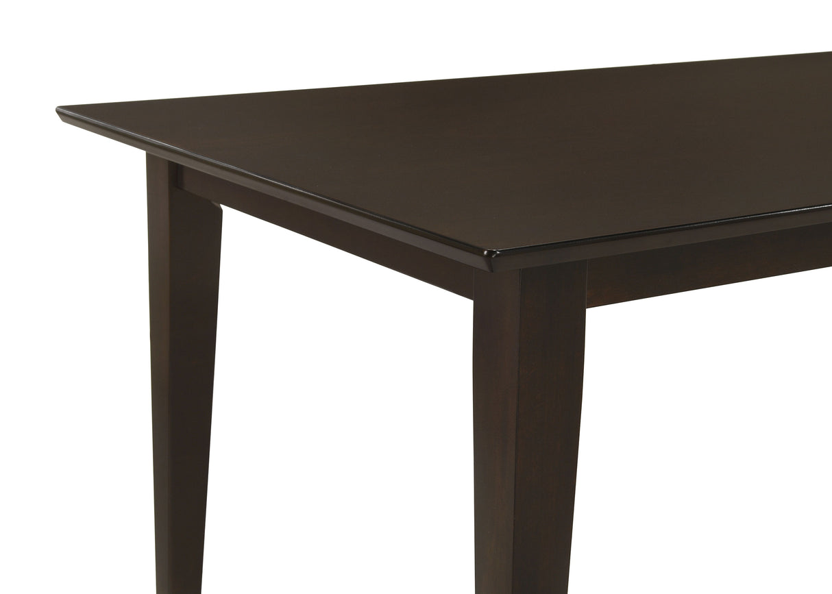 Gabriel 5-Piece Cappuccino Dining Set - 59-Inch Rectangular