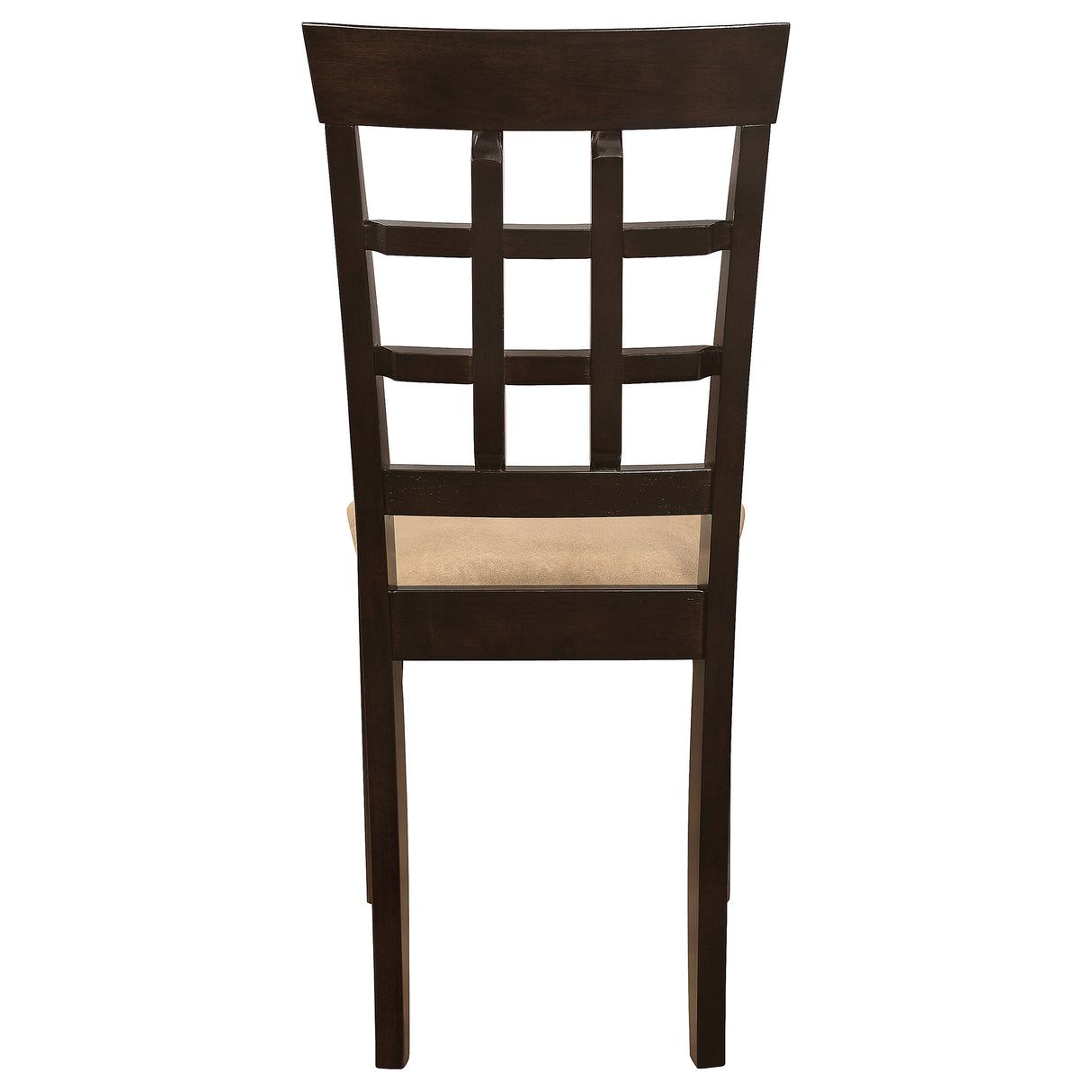Gabriel Lattice Back Dining Side Chair Cappuccino - Set of 2