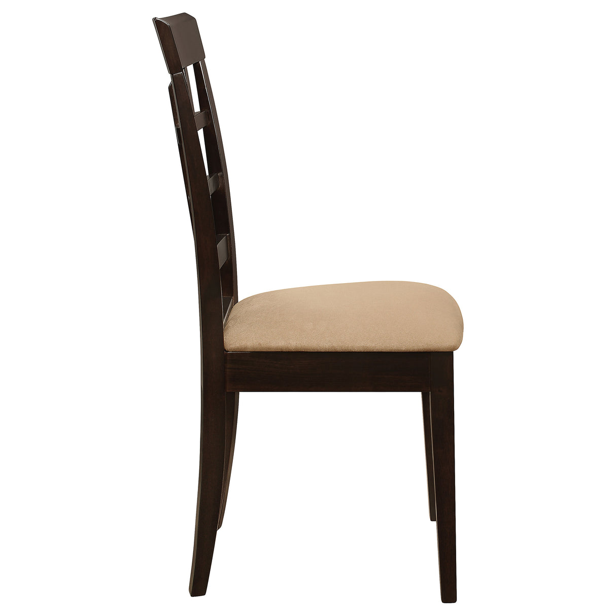 Gabriel Lattice Back Dining Side Chair Cappuccino - Set of 2