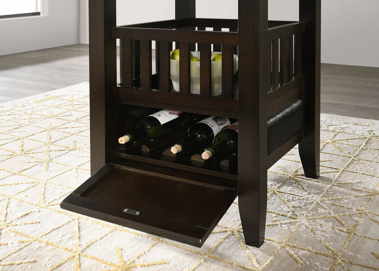 Jaden Square Counter Height Dining Table, Espresso
