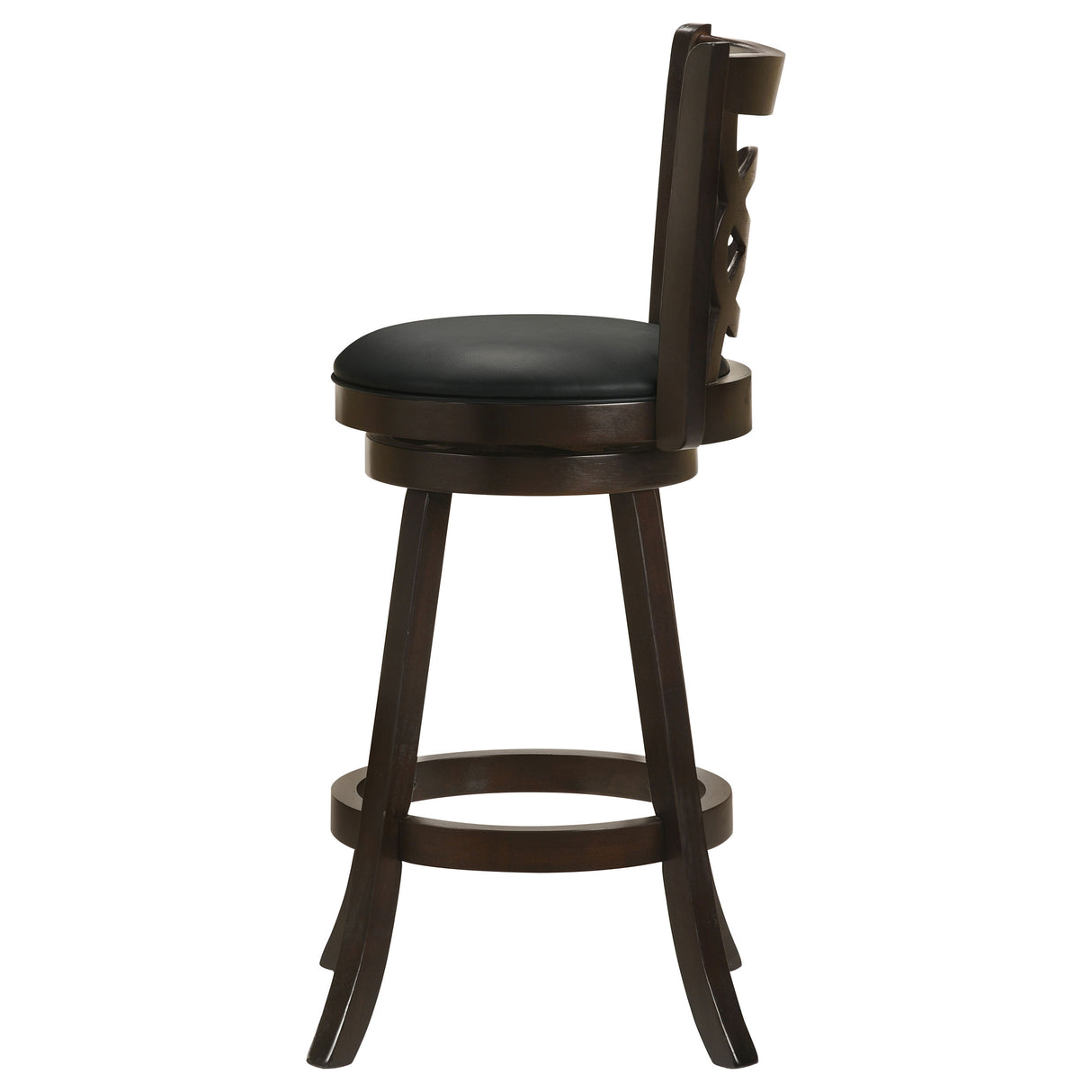 Calecita Wood Swivel Bar Chair Cappuccino - Set of 2