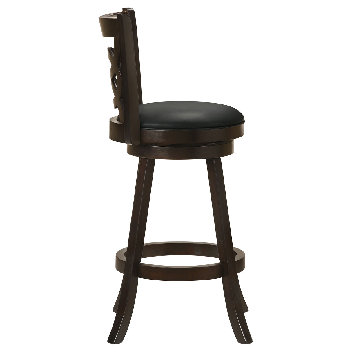 Calecita Wood Swivel Bar Chair Cappuccino - Set of 2