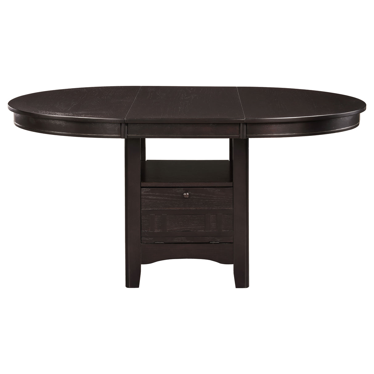 Lavon 5-Piece Oval Extension Dining Set, Espresso